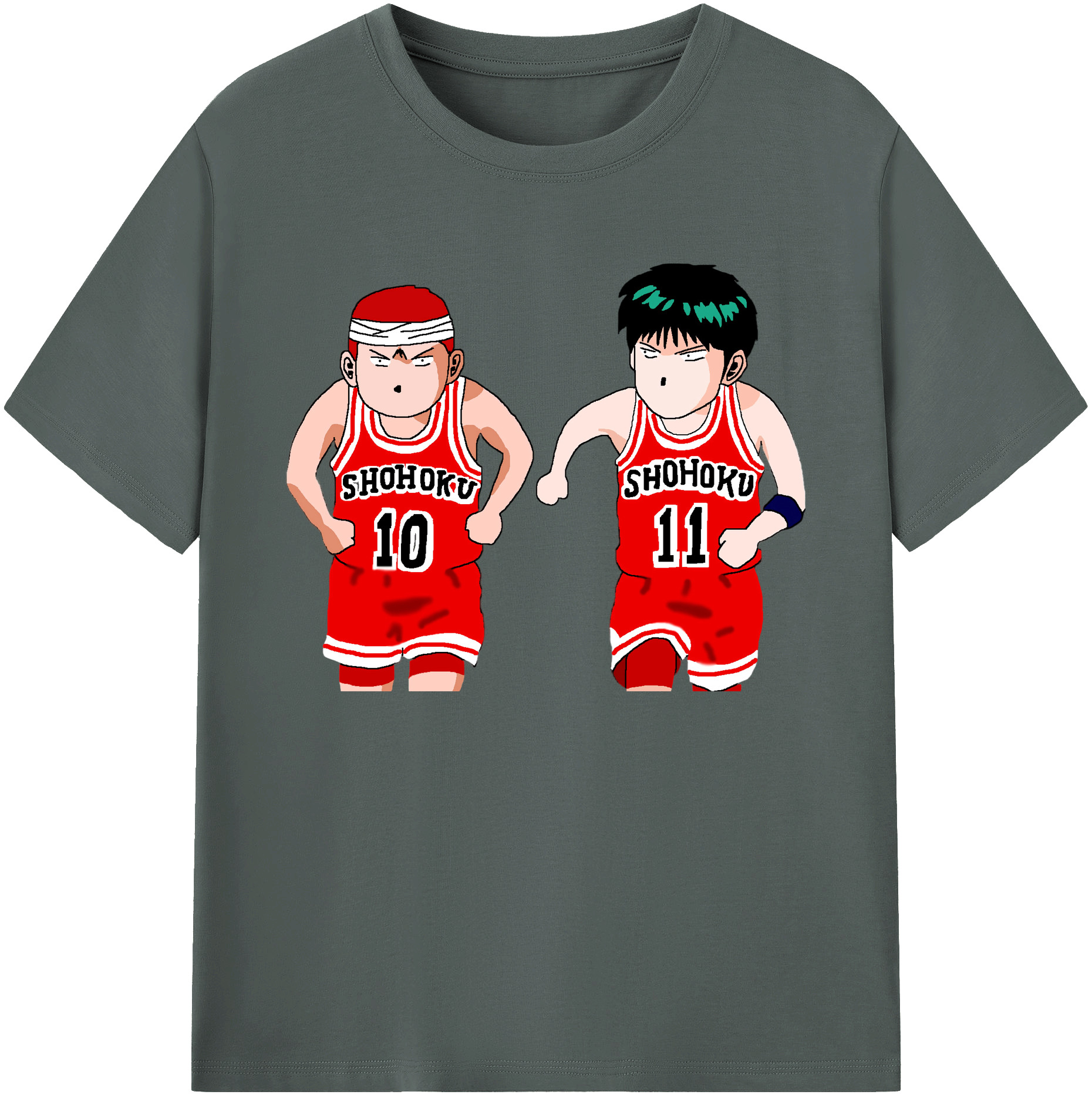 （画像用） SLAM DUNK／スラムダンク 綿100％ メンズ半袖Tシャツ｜肌触りやわらか＆通気性